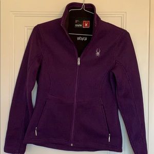 Spyder ski sweater jacket